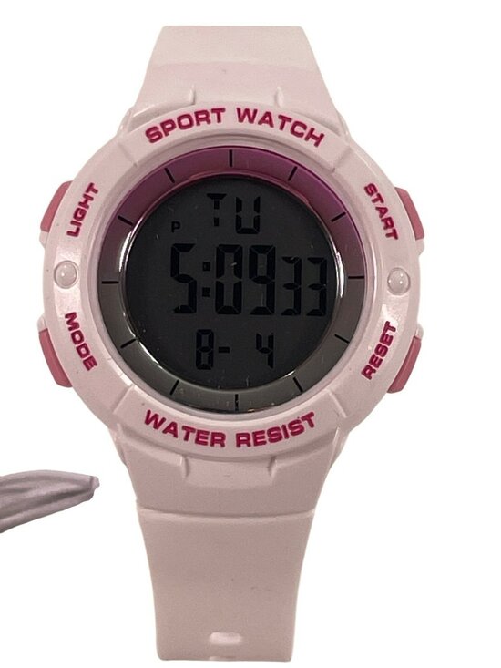 Time and Tru Accessories - Time And Tru Digital Sport Watch Water Resistant Pink & White Women's O/S NEW